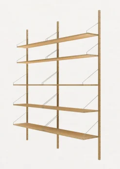 Shelf Library H1852 / Double Section