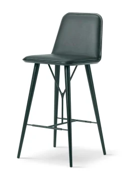 Spine Wood Barstool 1731 by Space Copenhagen