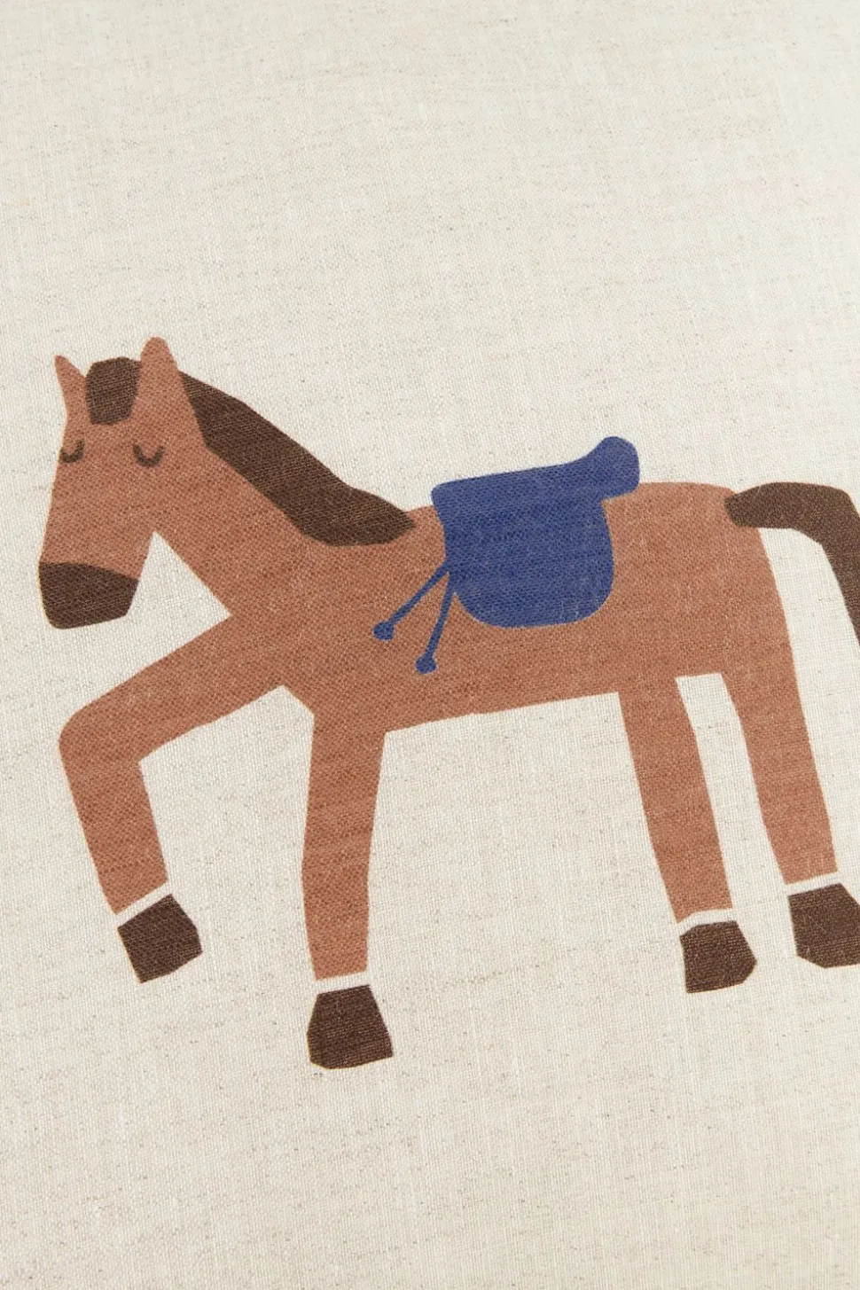 Square Cushion In French Linen Vibes