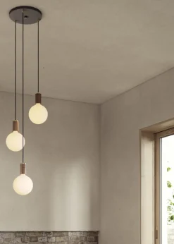 Triple Pendant - White/Black - Sphere IV