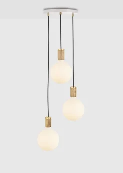 Triple Pendant - White/Black - Sphere IV