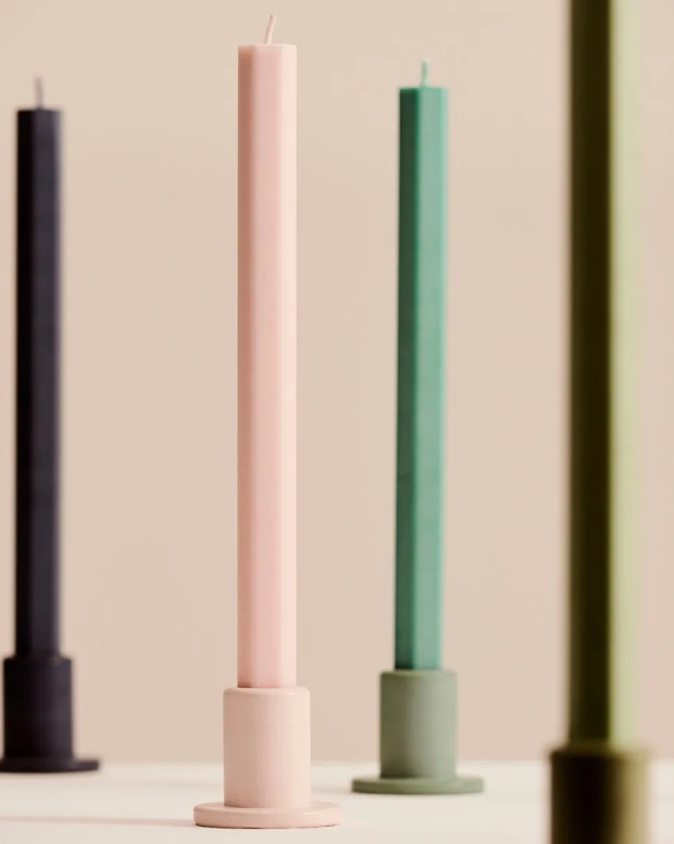 Tube Candleholder Concrete