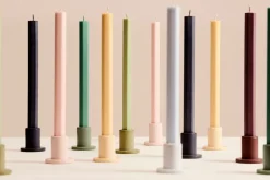 Tube Candleholder Concrete