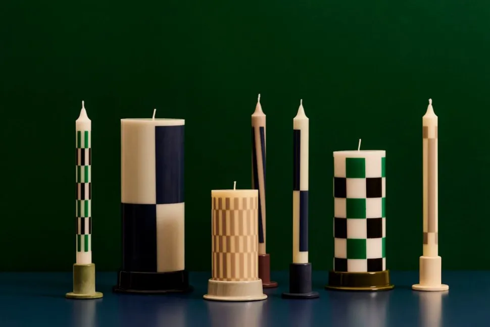 Tube Candleholder Concrete