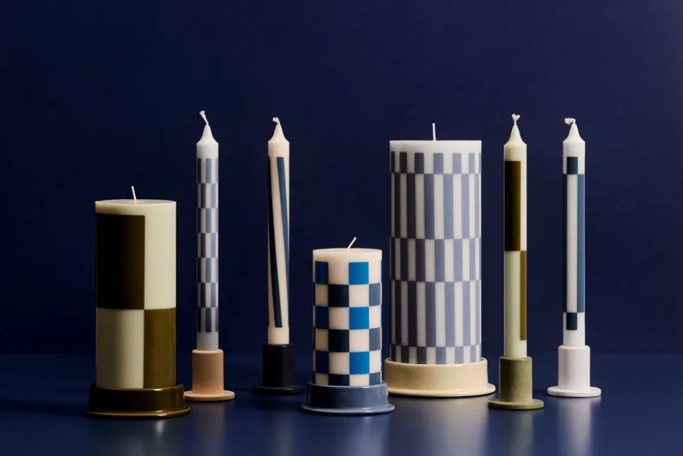 Tube Candleholder Concrete