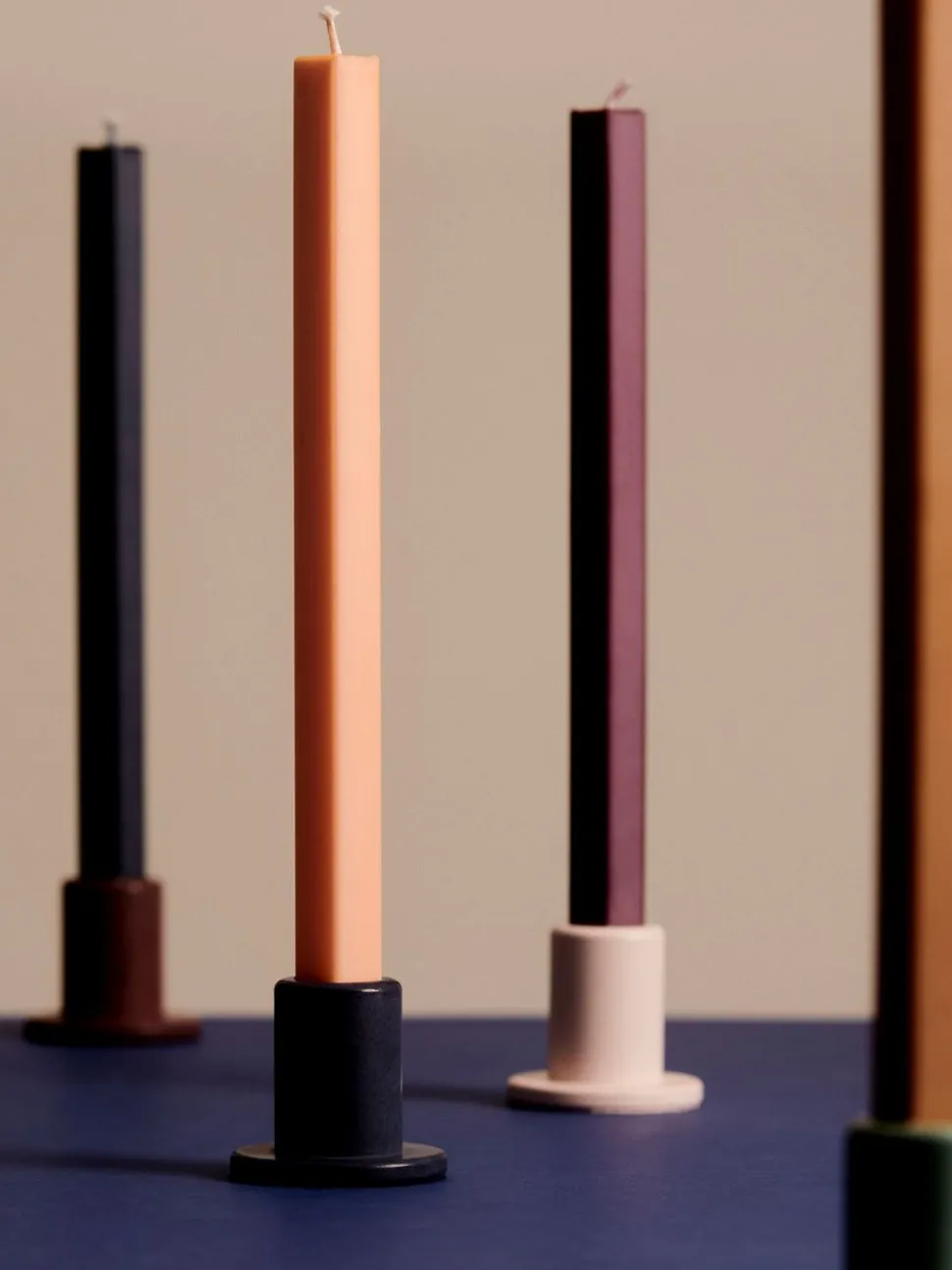 Tube Candleholder Concrete