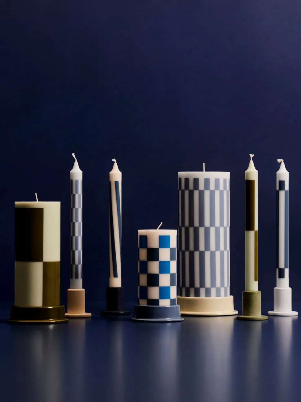 Tube Candleholder Concrete