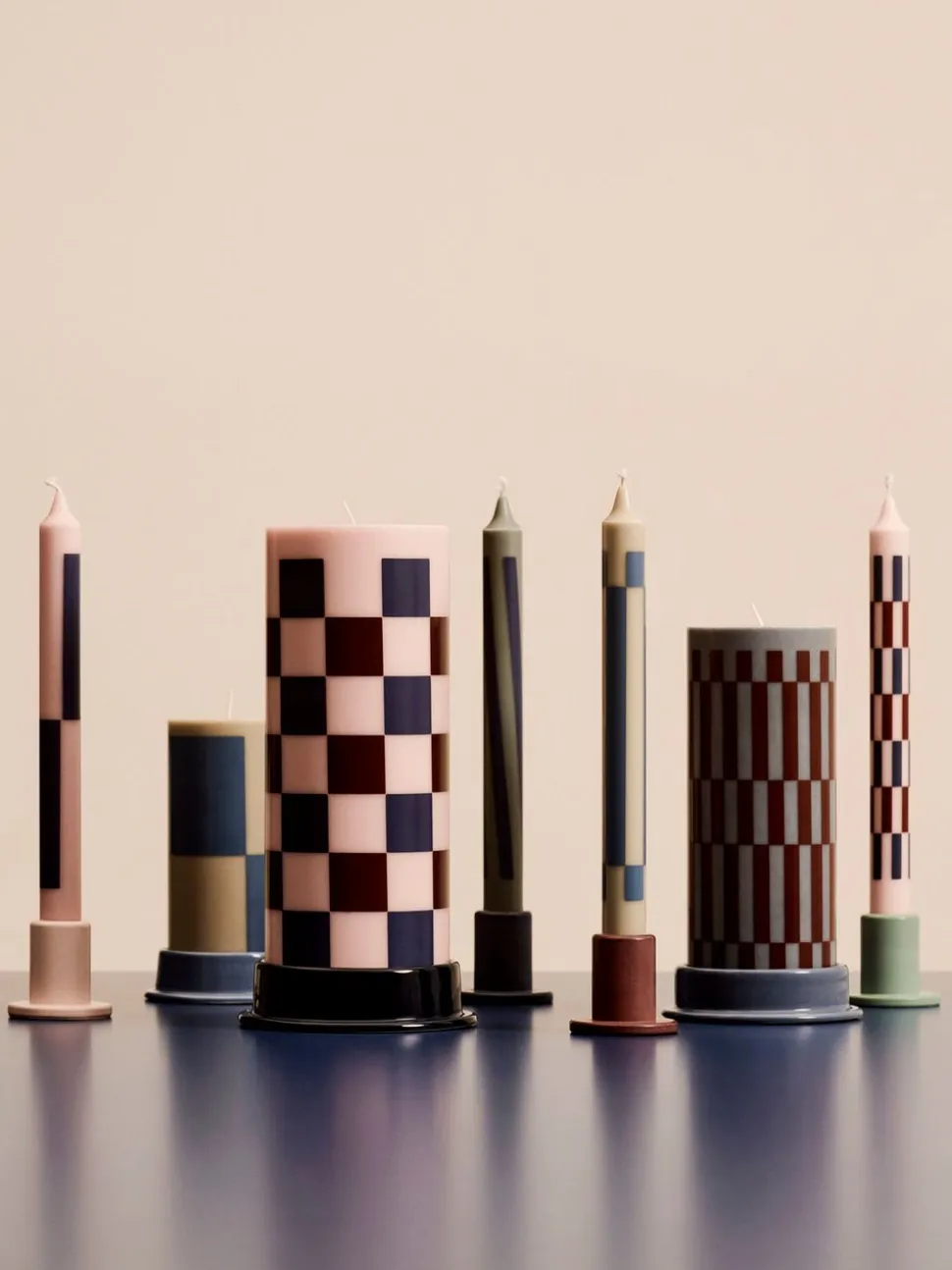 Tube Candleholder Concrete