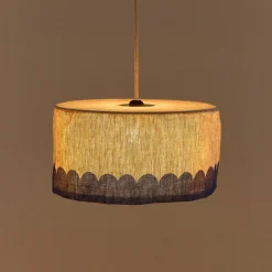 Vibes Linen Pendant Lampshade 40cm