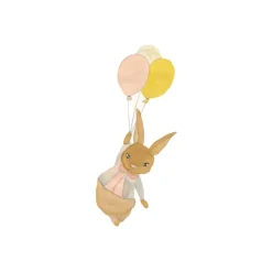Wallsticker Rabbit girl airballoon
