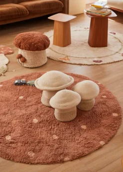 Washable Rug Round Dot