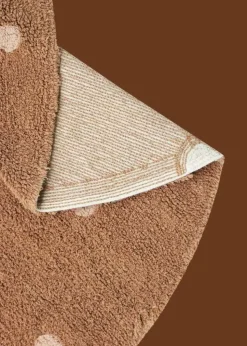 Washable Rug Round Dot