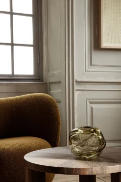 Water Swirl Round Vase