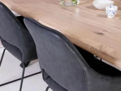 White Curve Dining Table Tabletop