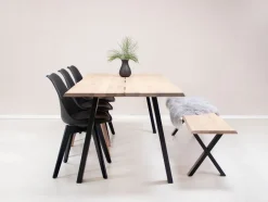 White Curve Dining Table Tabletop