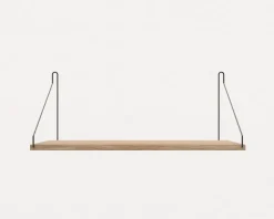 White Oiled Oak Shelf - 60 cm