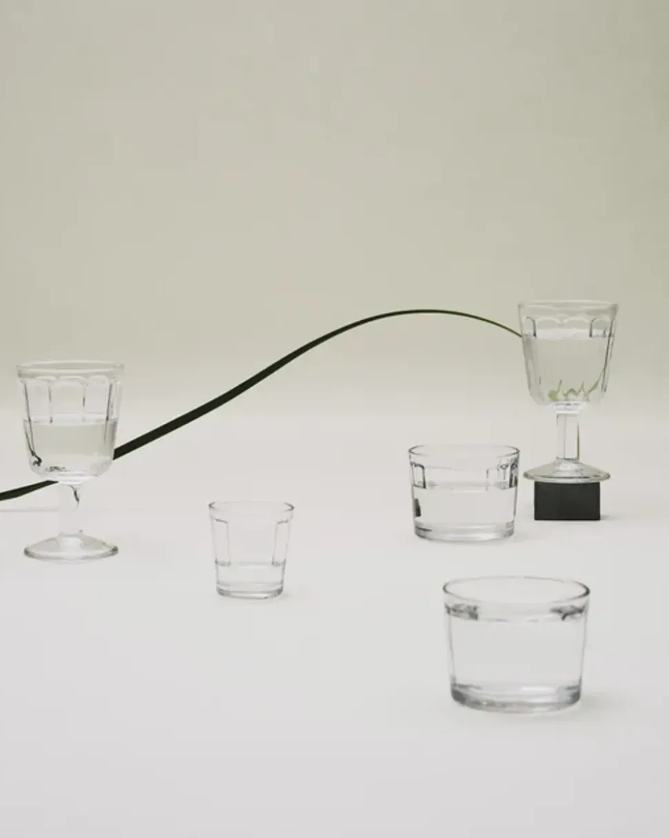 White Wine Glass Surface